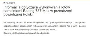 informacja-ulc-o-zakazie-lotów-boeing-737-max-w-przestrzeni-powietrznej-polski-opóżniony-lot-odwołany-lot-odszkodowanie